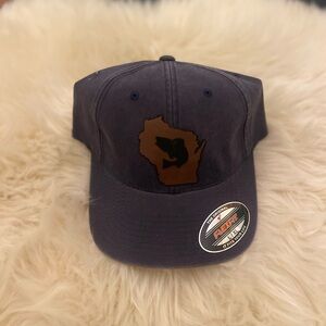 Port Authority Grey Wisconsin Fish Hat